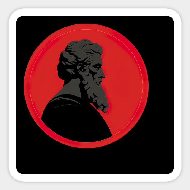 Epictetus Sticker by ComicsFactory